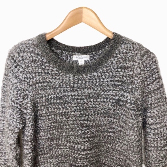 John Paul Richard Women’s Knit Sweater Gray Size Large Petite 3/4 Sleeves - Picture 2 of 7